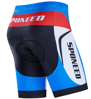 Sponeed Men's Cycling Shirt and Pants Padded Bike Wear Tights