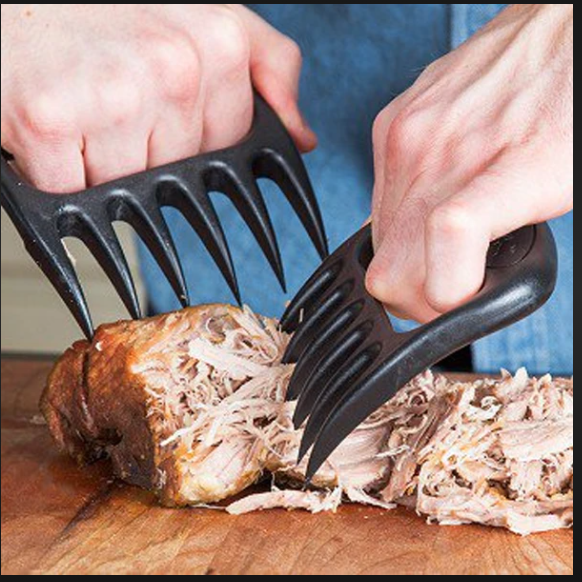 Silver Stainless Steel Meat Shredder Fork Claws Pork BBQ