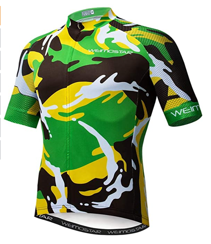 Men's Women's Unisex Cycling Jersey Short Sleeve Bike Clothing Multicolored Diamond