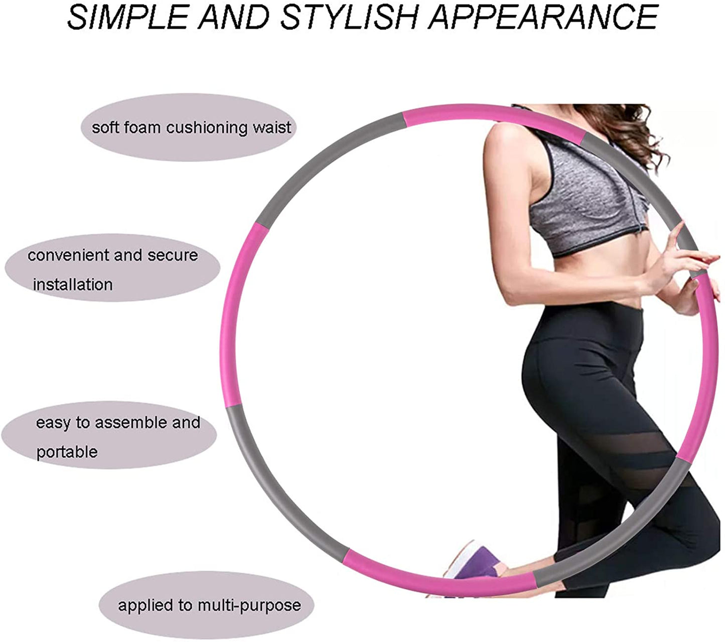 Hula  Sport Hoop  Adult Children Gymnastic Hoop Yoga Waist Exercise