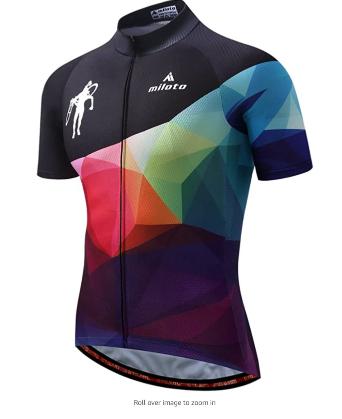 Miloto Men's & Women's Cycling Jersey Short Sleeve Reflective