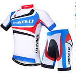 Sponeed Men's Cycling Shirt and Pants Padded Bike Wear Tights