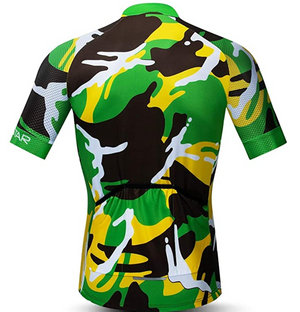 Men's Women's Unisex Cycling Jersey Short Sleeve Bike Clothing Multicolored Diamond