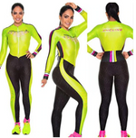 Women's Long Sleeve Triathlon Clothing Cycling  Skinsuit  Bicycle Jersey Jumpsuit 3 colors