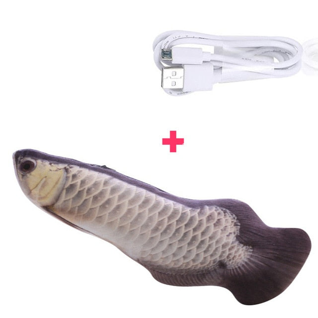 30cm USB Electric Charging Simulation Dancing Jumping Moving Fish Cat Toys  - China Pet Products and Pet Accessories price