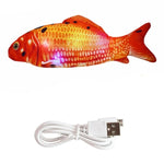 30CM Electronic Pet Cat Toy Electric USB Charging Simulation Fish Toys for Dog Cat Chewing Playing Biting Supplies Dropshiping