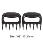 2pc Meat Shredder Claws BBQ Tools Pork Shredder Barbecue Fork Portable Bear Claws Barbecue Fork Pull Meat Shred Pork Clamp