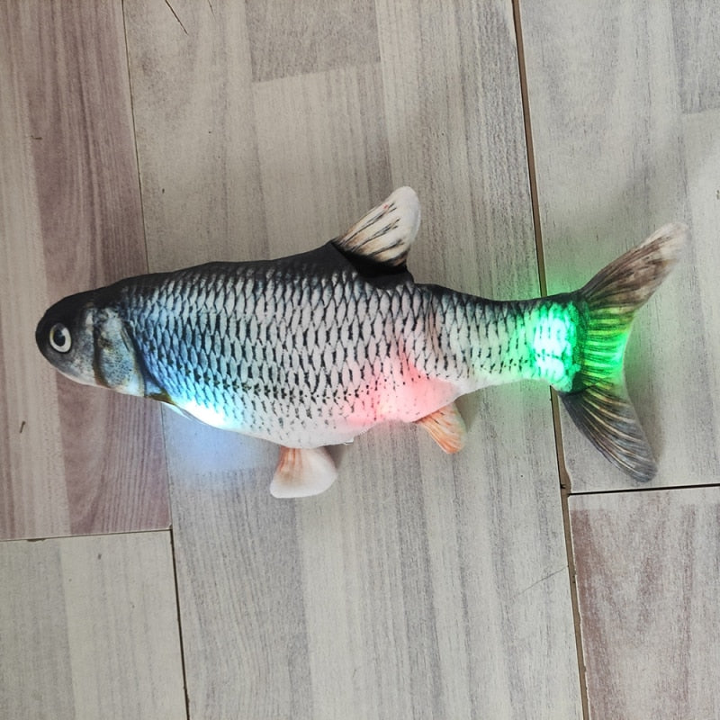 30CM Electronic Pet Cat Toy Electric USB Charging Simulation Fish Toys for Dog Cat Chewing Playing Biting Supplies Dropshiping