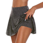 Breathable quick-dry women sports tennis golf yoga skirt shorts fitness skorts underwear short skirt High Waist Sports