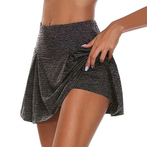 Breathable quick-dry women sports tennis golf yoga skirt shorts fitness skorts underwear short skirt High Waist Sports