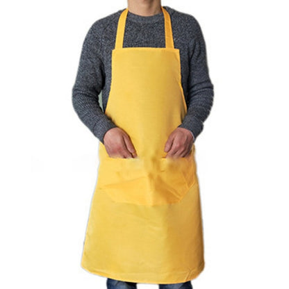 Apron Colorful Cooking Aprons Kitchen Cleaning Sleeveless Accessiories Convenient Male Female Chefs Universal Apron Pocket Adult