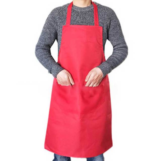 Apron Colorful Cooking Aprons Kitchen Cleaning Sleeveless Accessiories Convenient Male Female Chefs Universal Apron Pocket Adult