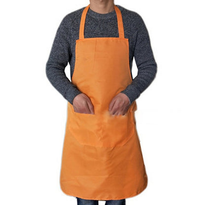 Apron Colorful Cooking Aprons Kitchen Cleaning Sleeveless Accessiories Convenient Male Female Chefs Universal Apron Pocket Adult