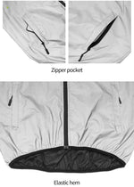 WOSAWE Full Reflective Men's Cycling  Windproof Thick Jacket